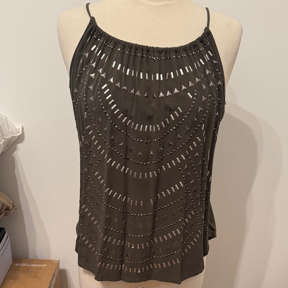 Olive Green Women's Top